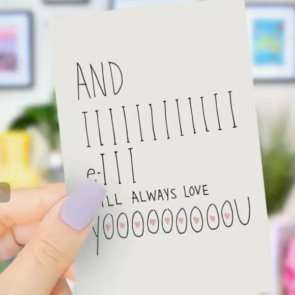 And III Will Always Love You – Timeless Friendship Card - Picture 3 of 5